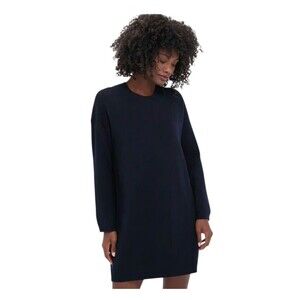 Tuckernuck Pomander Place Vivianne Crewneck Sweater Dress Black Metallic S D23.4